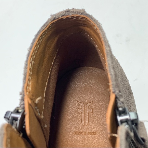 FRYE Judith Bootie Taupe Suede ankle boots 8 - Picture 5 of 8